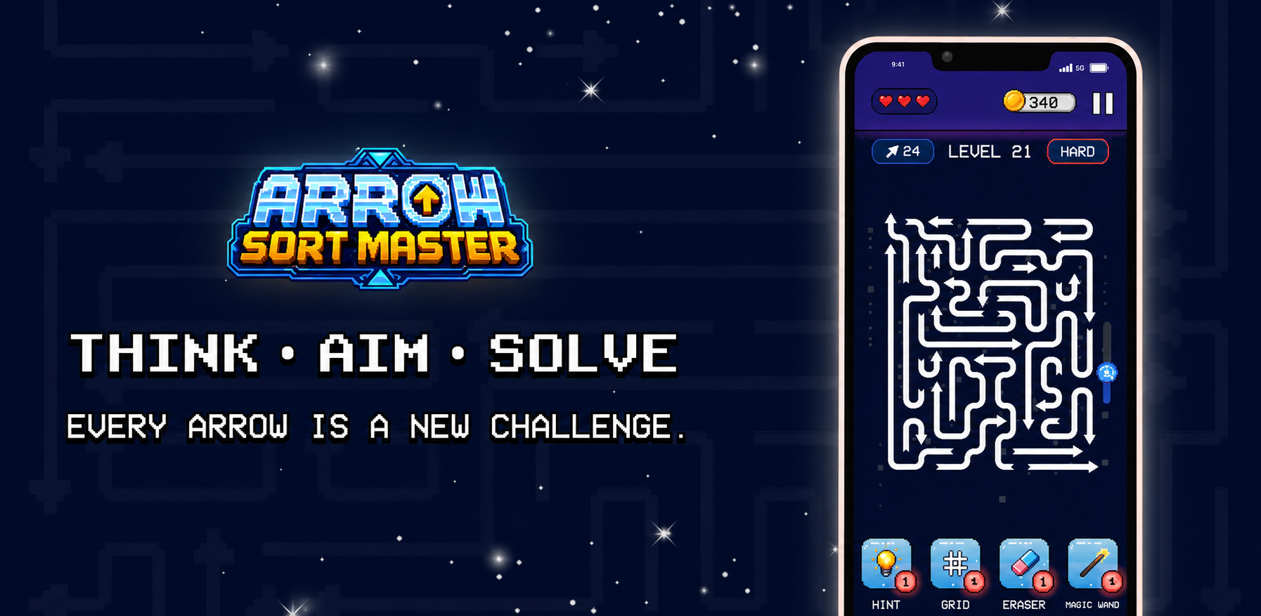 Arrow Sort Master landscape game artwork
