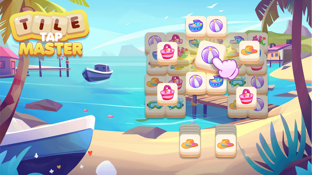 Tile Tap Master landscape game artwork